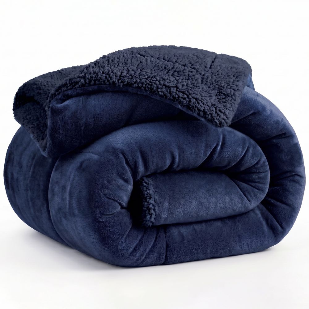 Coberdrom Queen 180 Gramas 2,20m x 2,40m Fleece C/ Sherpa Alaska